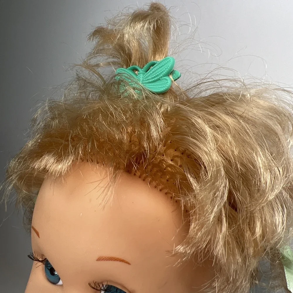 Vintage 1990 Galoob Baby Face So Playful Penny #10 Blue Eyes Mint Romper